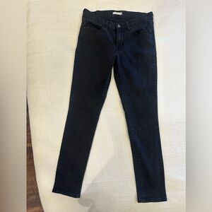 Levi's 711 Black Skinny Jeans for Women